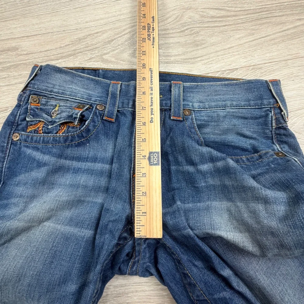 True Religion Straight Leg Jeans Mens 31‎ Flap Pocket Horseshoe MR2859E84 USA